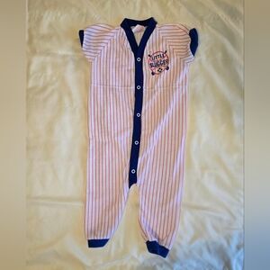 Vintage 80s Little Slugger Onesie